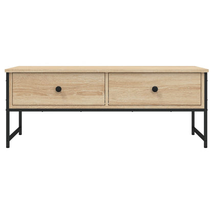 Salontafel 0X49X39,5 Cm Bewerkt Hout Kleurig Sonoma eiken