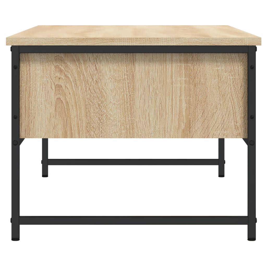 Salontafel 0X49X39,5 Cm Bewerkt Hout Kleurig Sonoma eiken