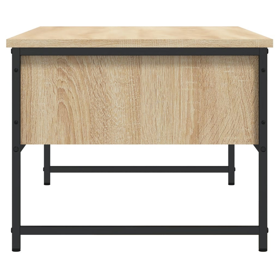 Salontafel 0X49X39,5 Cm Bewerkt Hout Kleurig Sonoma eiken