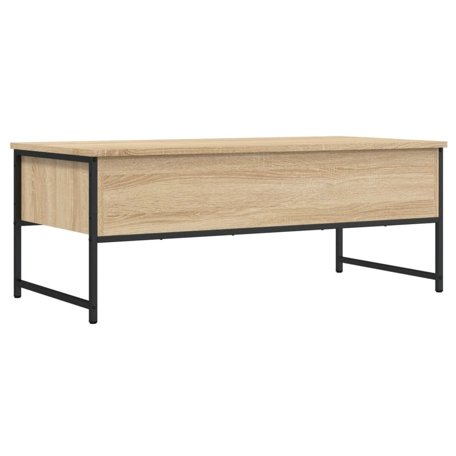 Salontafel 0X49X39,5 Cm Bewerkt Hout Kleurig Sonoma eiken