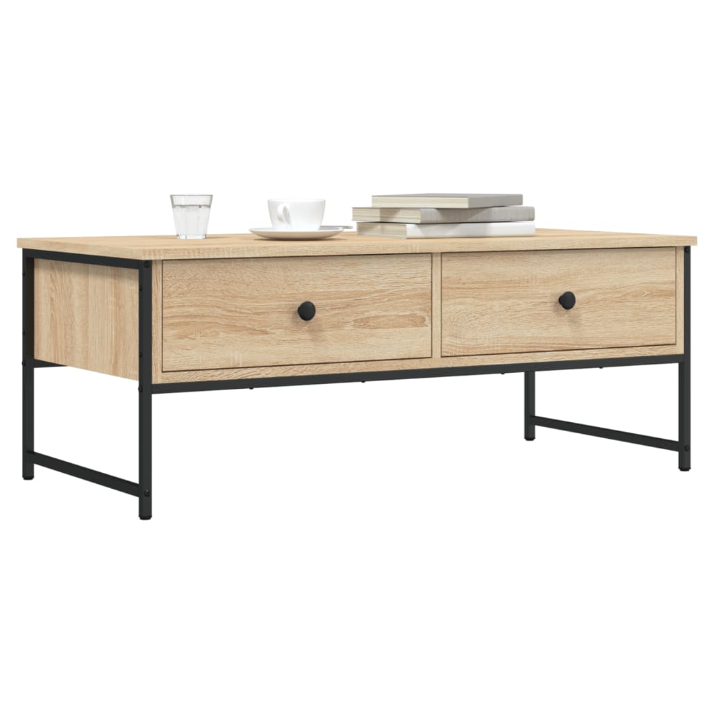 Salontafel 0X49X39,5 Cm Bewerkt Hout Kleurig Sonoma eiken