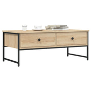 Salontafel 101x49x39,5 cm bewerkt hout sonoma