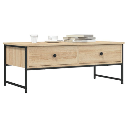 Salontafel 0X49X39,5 Cm Bewerkt Hout Kleurig Sonoma eiken