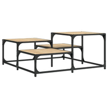 Salontafel 87,5X87,5X40 Cm Bewerkt Hout Kleurig 87.5 x 87.5 x 40 cm Sonoma eiken