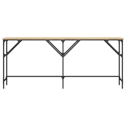 Wandtafel 180x29x75 cm bewerkt hout sonoma eikenkleurig