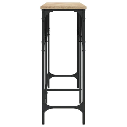 Wandtafel 180x29x75 cm bewerkt hout sonoma eikenkleurig