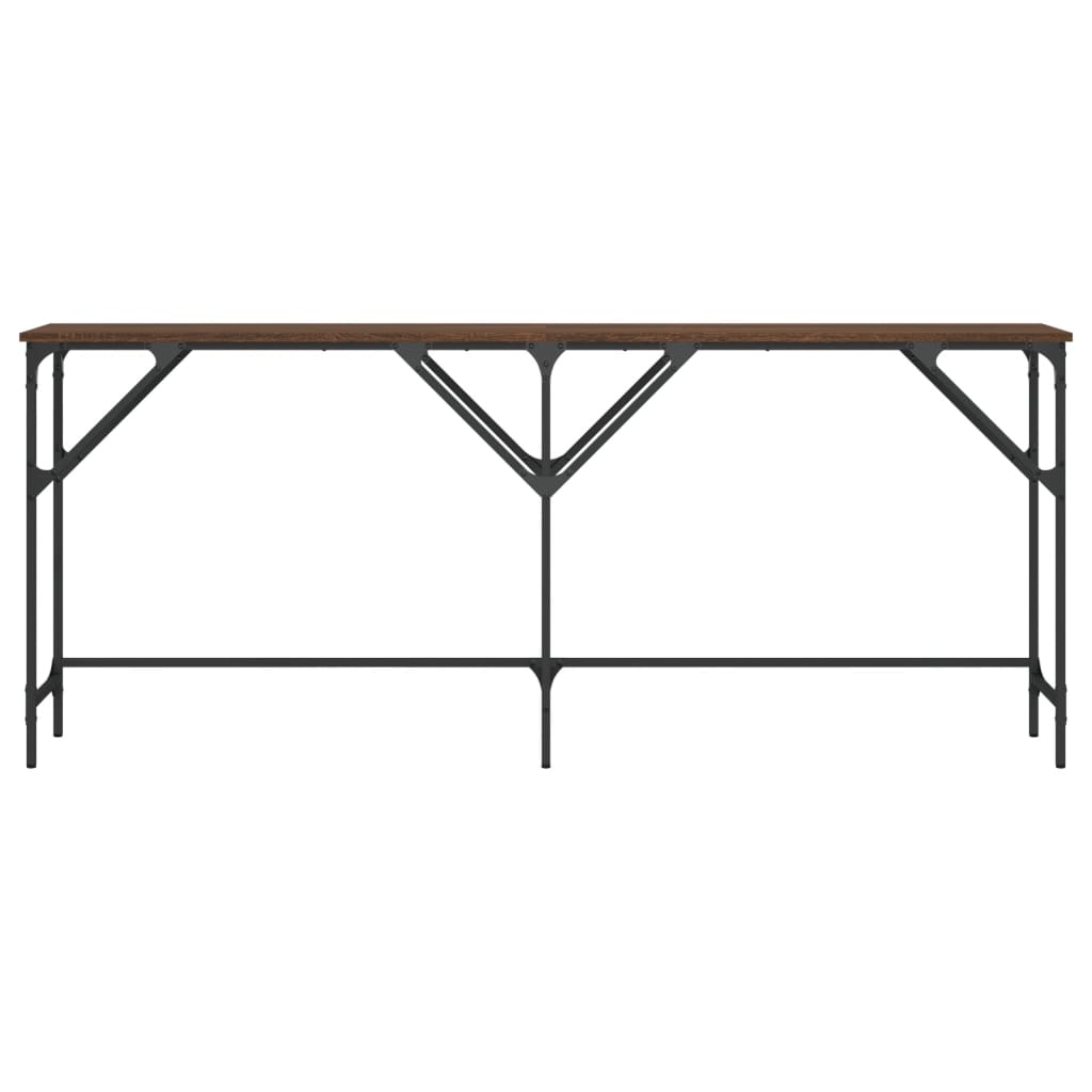 Wandtafel 180X29X75 Cm Bewerkt Hout bruin eikenkleur