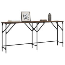 Wandtafel 180X29X75 Cm Bewerkt Hout bruin eikenkleur
