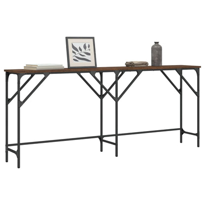 Wandtafel 180X29X75 Cm Bewerkt Hout bruin eikenkleur