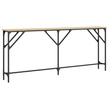 Wandtafel Bewerkt Hout Kleurig 180 x 23 x 75 cm Sonoma eiken