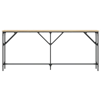 Wandtafel Bewerkt Hout Kleurig 180 x 23 x 75 cm Sonoma eiken