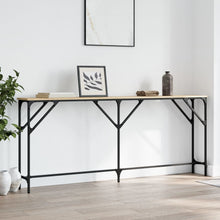 Wandtafel Bewerkt Hout Kleurig 180 x 23 x 75 cm Sonoma eiken