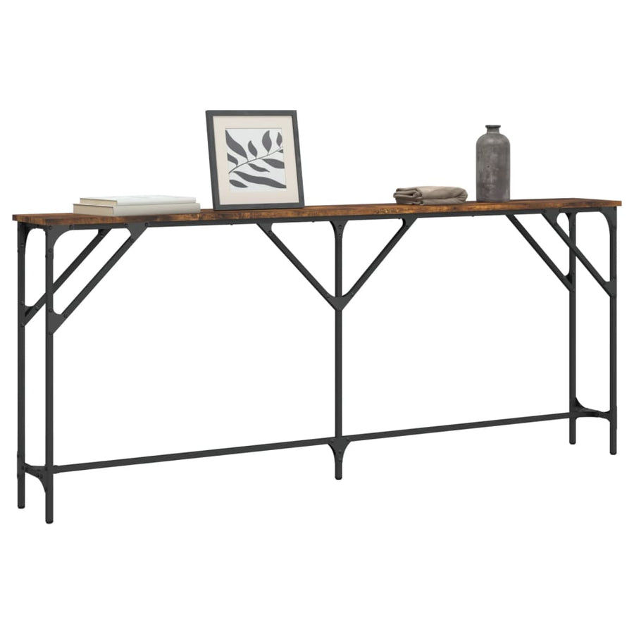 Wandtafel Bewerkt Hout Kleurig 180 x 23 x 75 cm
