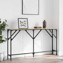 Wandtafel Bewerkt Hout Kleurig 140 x 23 x 75 cm Sonoma eiken
