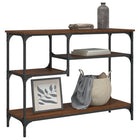 Wandtafel 100x35x75 cm bruin eiken