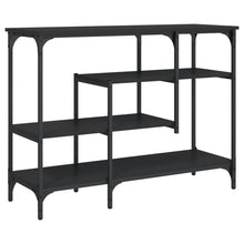 Wandtafel Met Schappen 00X35X75 Cm Zwart