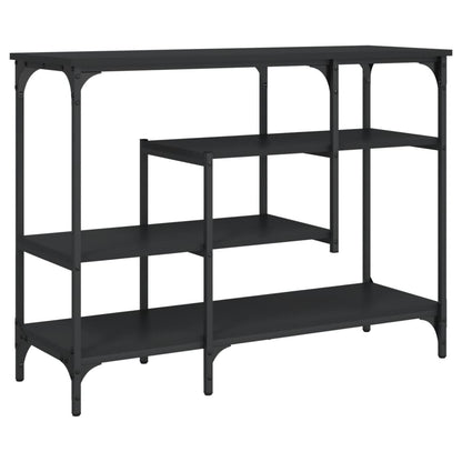 Wandtafel Met Schappen 00X35X75 Cm Zwart