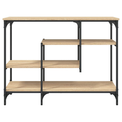 Wandtafel Met Schappen 00X35X75 Cm Kleurig Sonoma eiken