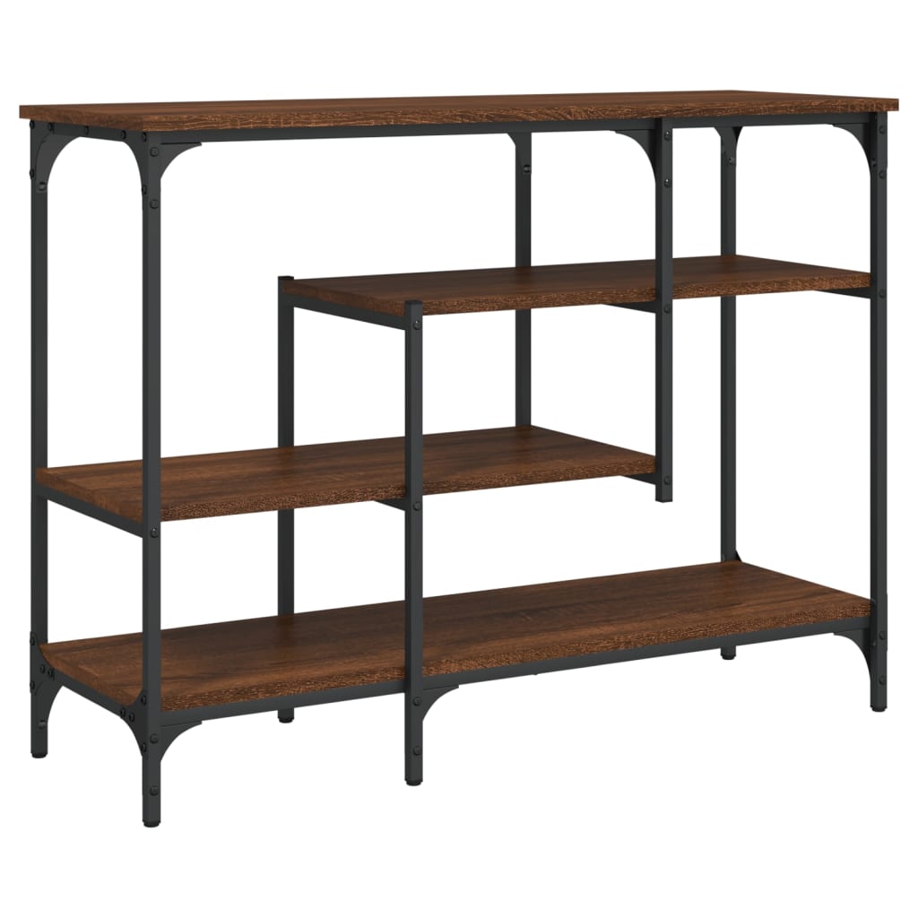 Wandtafel Met Schappen 00X35X75 Cm Bruineikenkleurig bruin eikenkleur