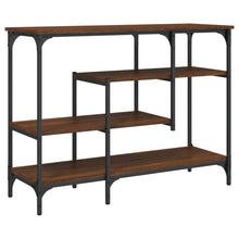 Wandtafel Met Schappen 00X35X75 Cm Bruineikenkleurig bruin eikenkleur