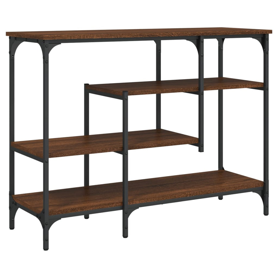 Wandtafel Met Schappen 00X35X75 Cm Bruineikenkleurig bruin eikenkleur