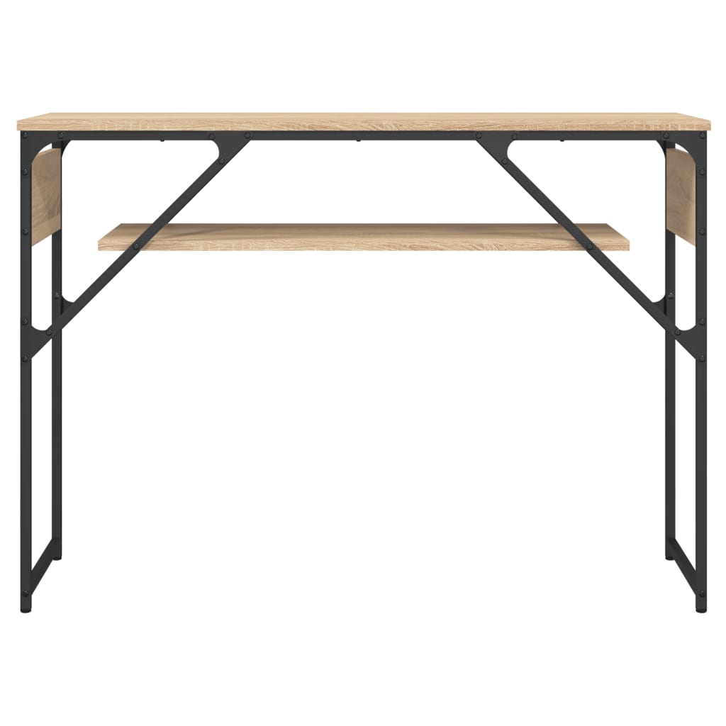 Wandtafel Met Schap 105X30X75 Cm Bewerkt Hout Kleur Sonoma eiken 105 cm