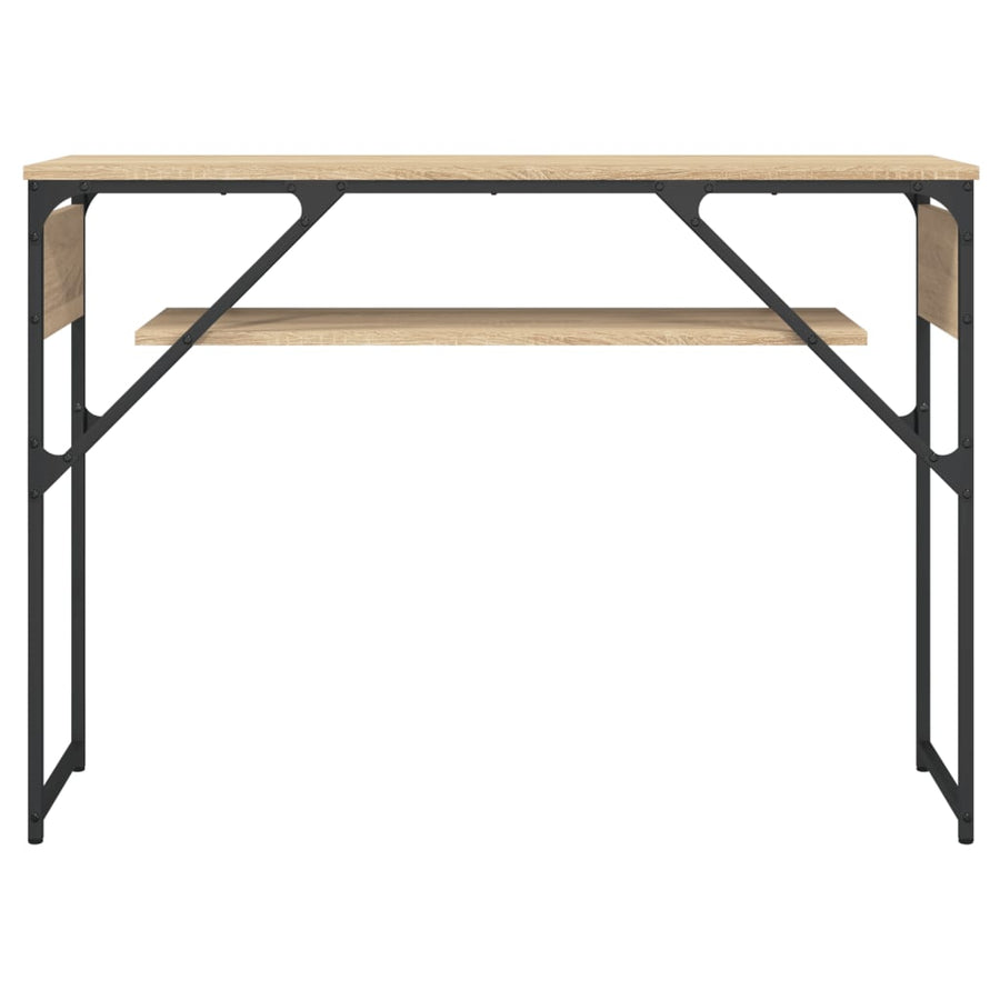 Wandtafel Met Schap 105X30X75 Cm Bewerkt Hout Kleur Sonoma eiken 105 cm