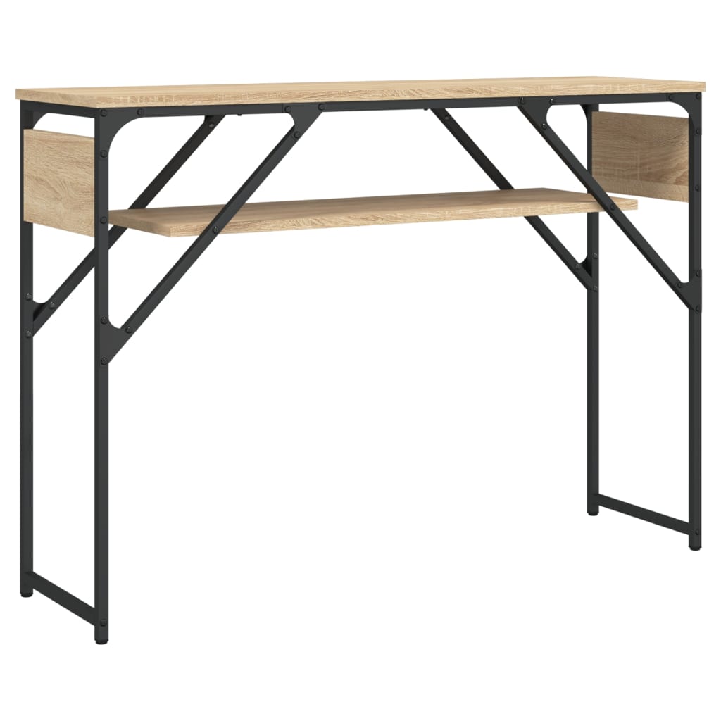 Wandtafel Met Schap 105X30X75 Cm Bewerkt Hout Kleur Sonoma eiken 105 cm