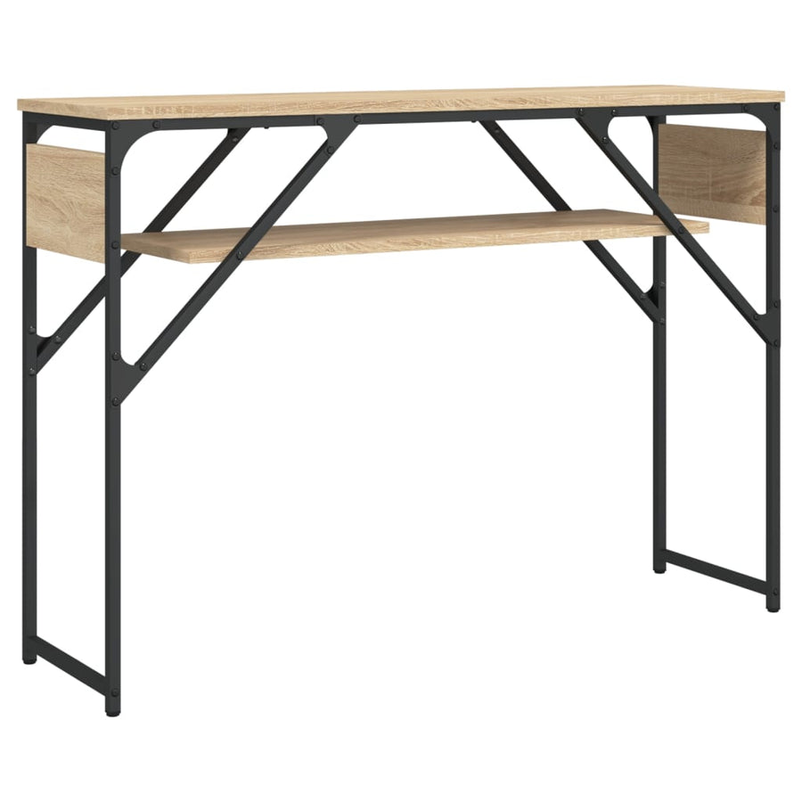 Wandtafel Met Schap 105X30X75 Cm Bewerkt Hout Kleur Sonoma eiken 105 cm