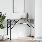 Wandtafel 105x30x75 cm bewerkt hout grijs sonoma