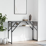 Wandtafel 105x30x75 cm bewerkt hout grijs sonoma