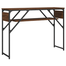 Wandtafel Met Schap 105X30X75 Cm Bewerkt Hout bruin eikenkleur