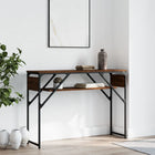 Wandtafel 105x30x75 cm bewerkt hout bruin