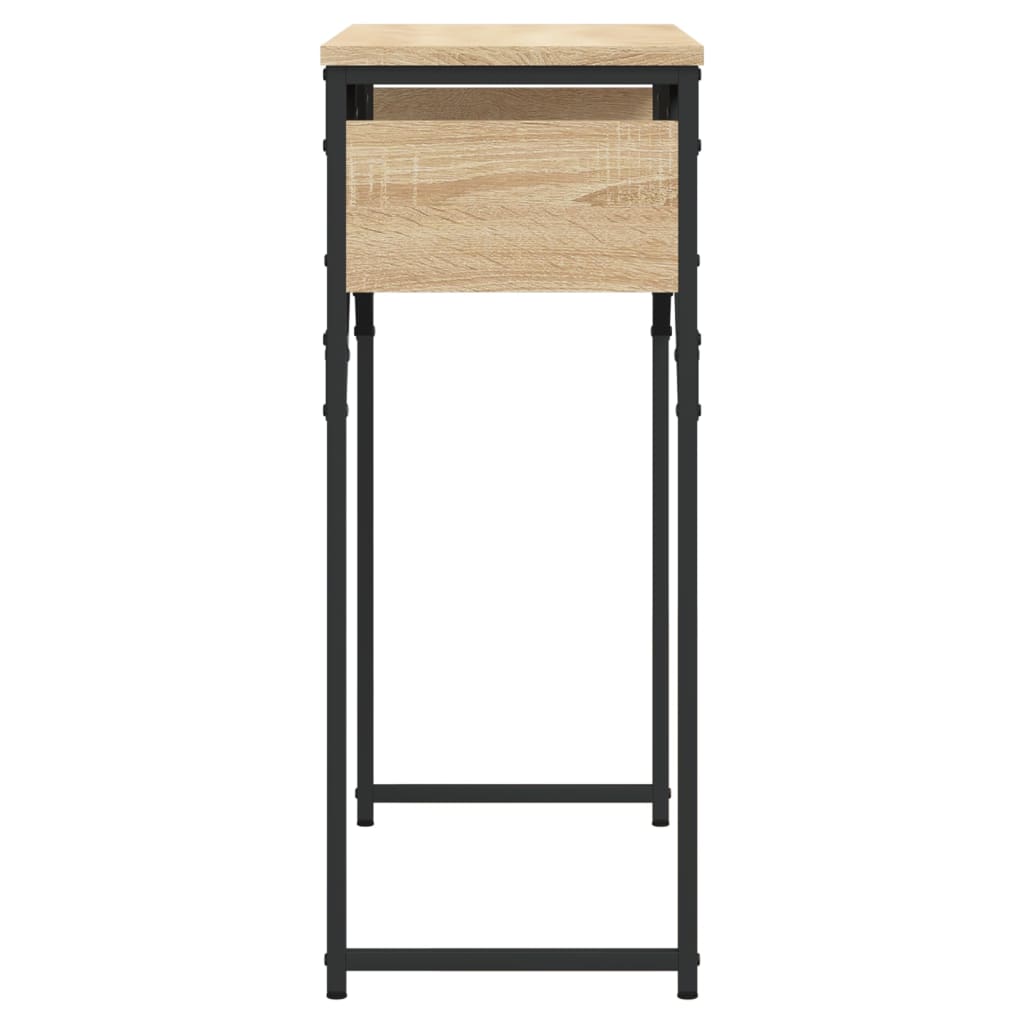 Wandtafel Met Schap 75X30X Bewerkt Hout Kleur Sonoma eiken 75 cm