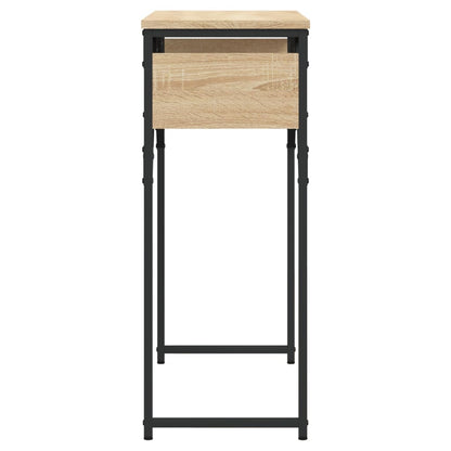 Wandtafel Met Schap 75X30X Bewerkt Hout Kleur Sonoma eiken 75 cm