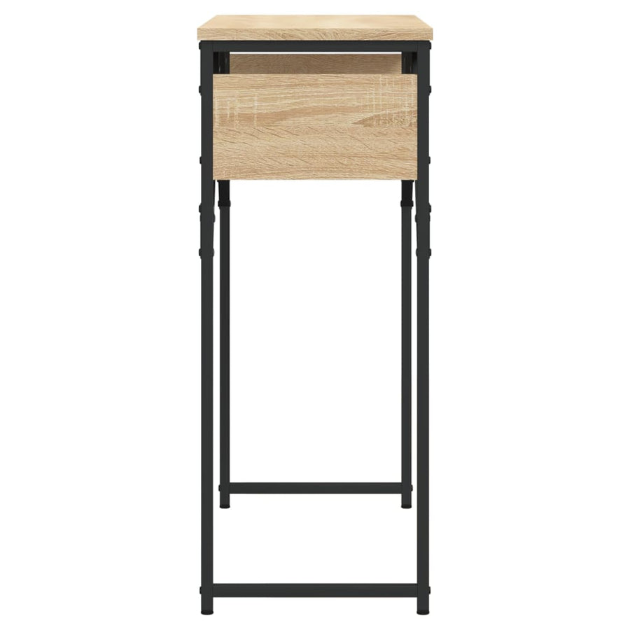 Wandtafel Met Schap 75X30X Bewerkt Hout Kleur Sonoma eiken 75 cm