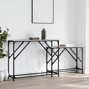 2-Piece Coffee Table Set processed wood grey Sonoma oak coloured