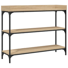 Wandtafel Met Schappen 100X30X80 Cm Sonoma Eikenkleurig