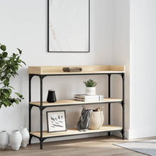Wandtafel Met Schappen 100X30X80 Cm Sonoma Eikenkleurig