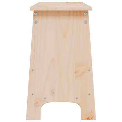 Halbankje Massief Grenenhout 160 x 28 x 45 cm Naturel