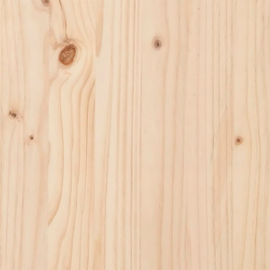 Halbankje Massief Grenenhout 160 x 28 x 45 cm Naturel