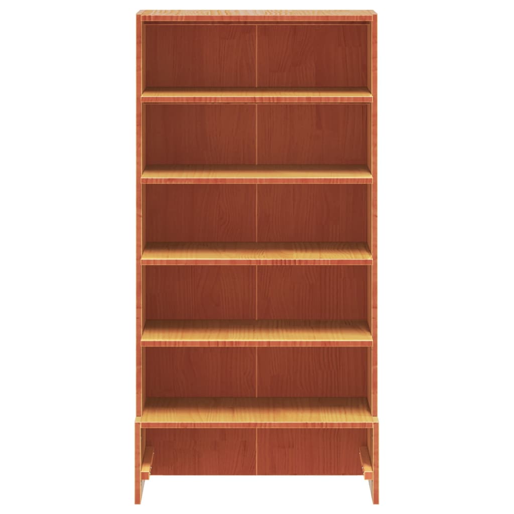 Schoenenkast Massief Grenenhout Was 52 x 30 x 104 cm Bruin