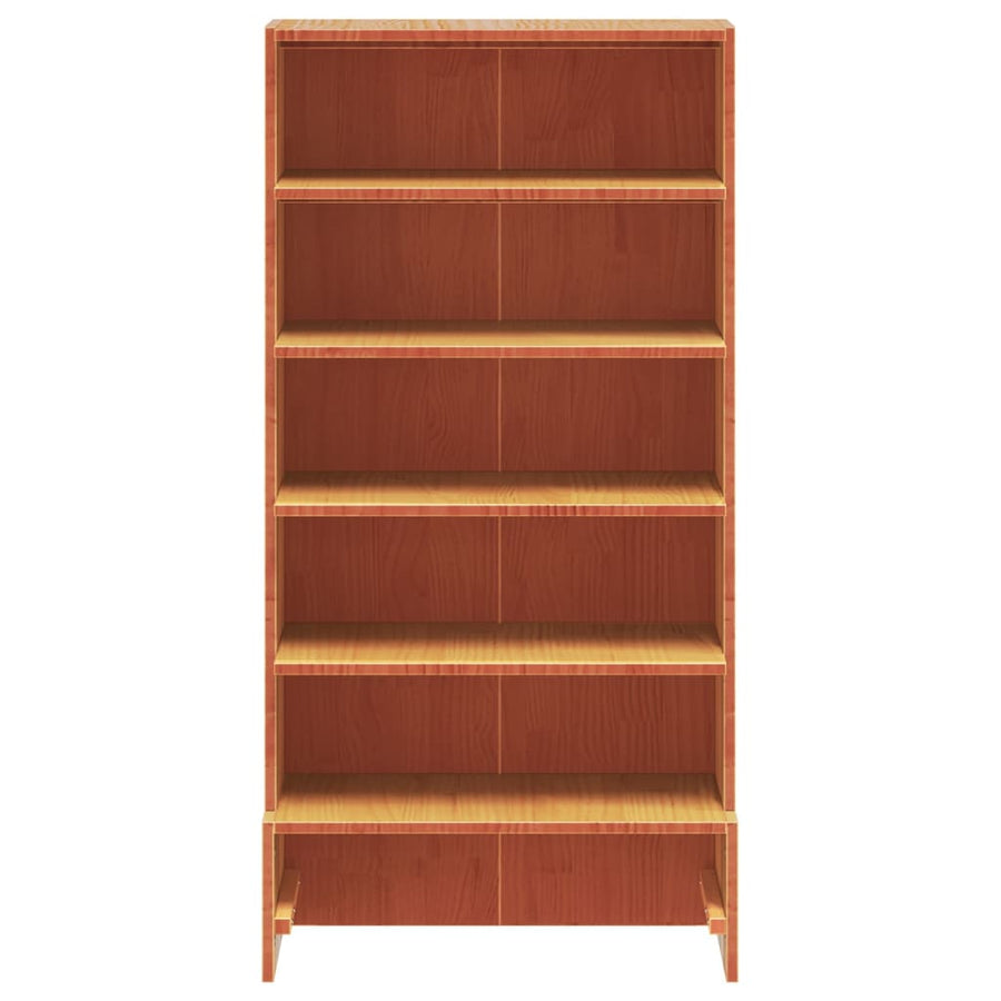 Schoenenkast Massief Grenenhout Was 52 x 30 x 104 cm Bruin