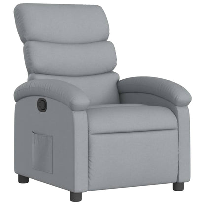 Fauteuil Verstelbaar Stof Lichtgrijs Nee Handmatig verstelbaar
