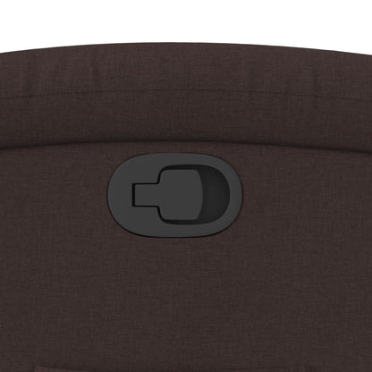 Fauteuil Verstelbaar Stof Donkerbruin Nee Handmatig verstelbaar