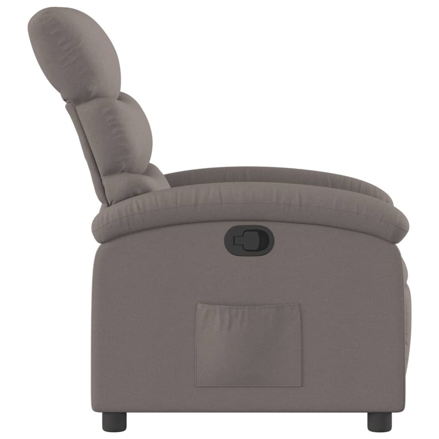 Fauteuil Verstelbaar Stof Taupe Nee Handmatig verstelbaar