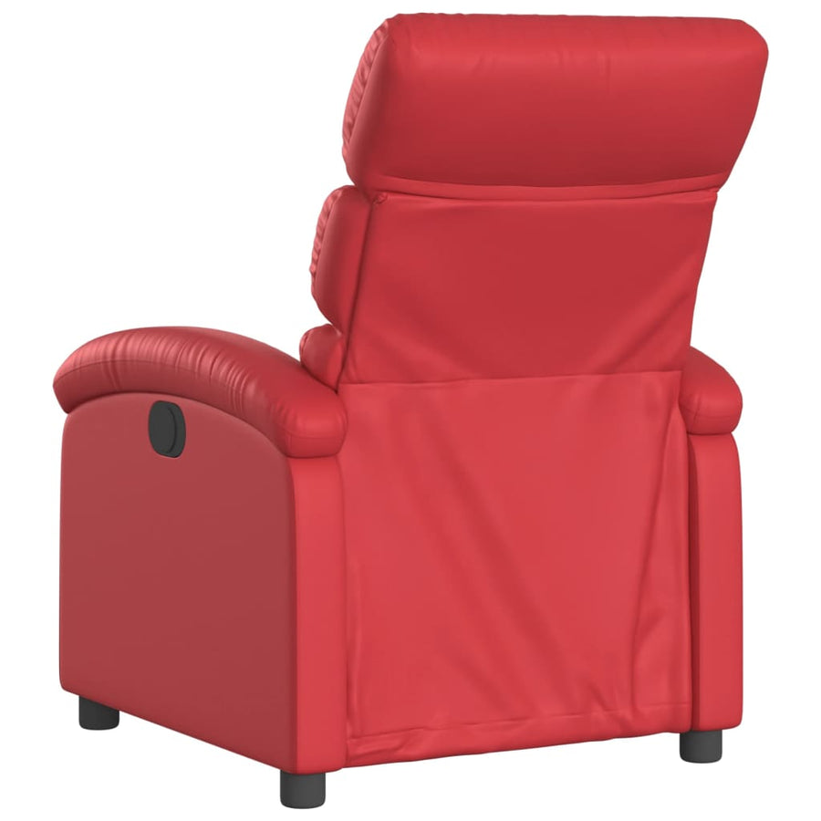 Fauteuil Verstelbaar Kunstleer Rood Nee Handmatig verstelbaar