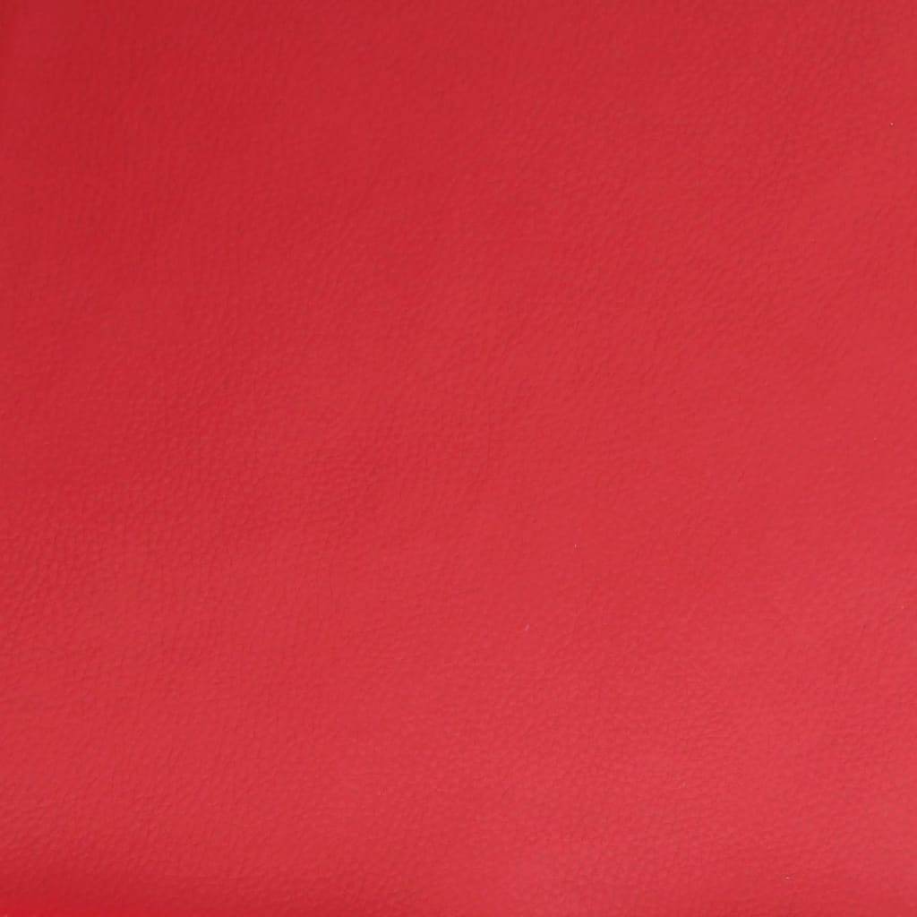 Fauteuil Verstelbaar Kunstleer Rood Nee Handmatig verstelbaar