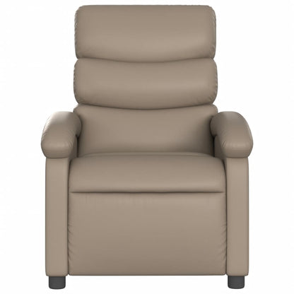 Fauteuil Verstelbaar Kunstleer Kleurig Cappuccino Nee Handmatig verstelbaar