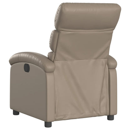 Fauteuil Verstelbaar Kunstleer Kleurig Cappuccino Nee Handmatig verstelbaar